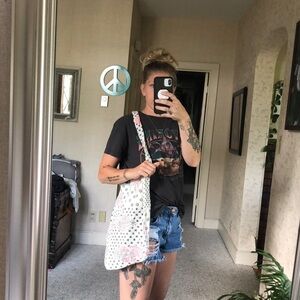 Free People Bohemian Cloth Satchel